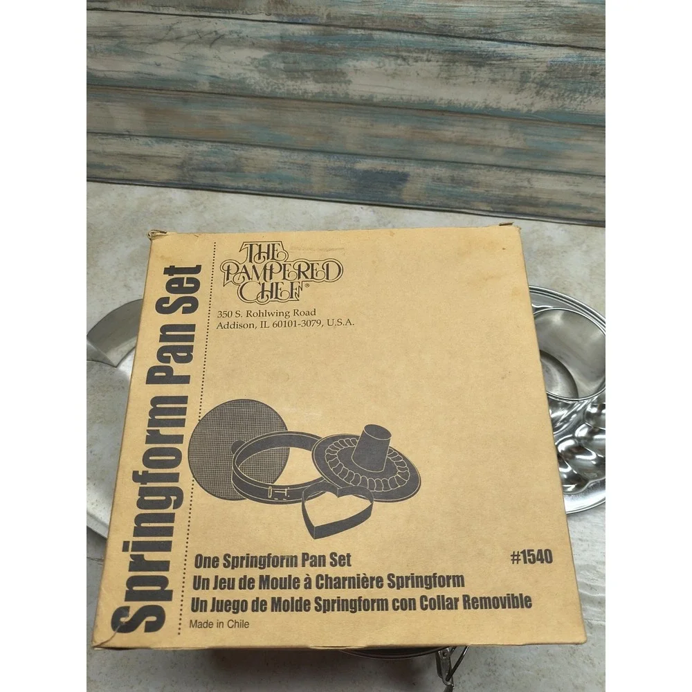 Pampered‎ Chef Springform Pan Set #1540